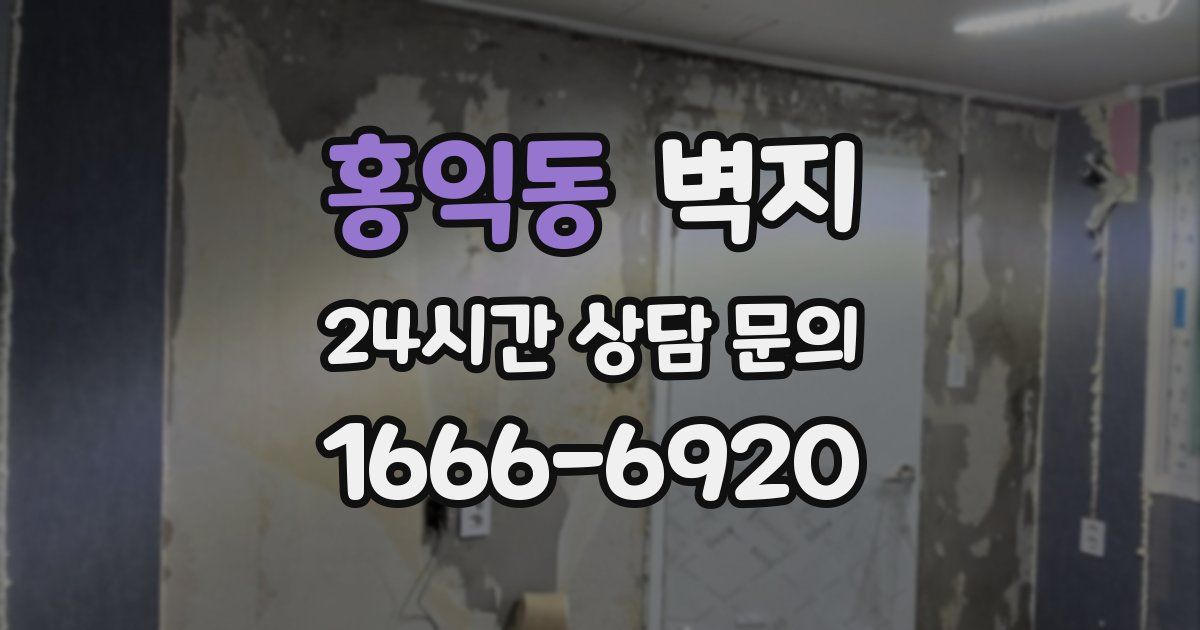 홍익동 벽지