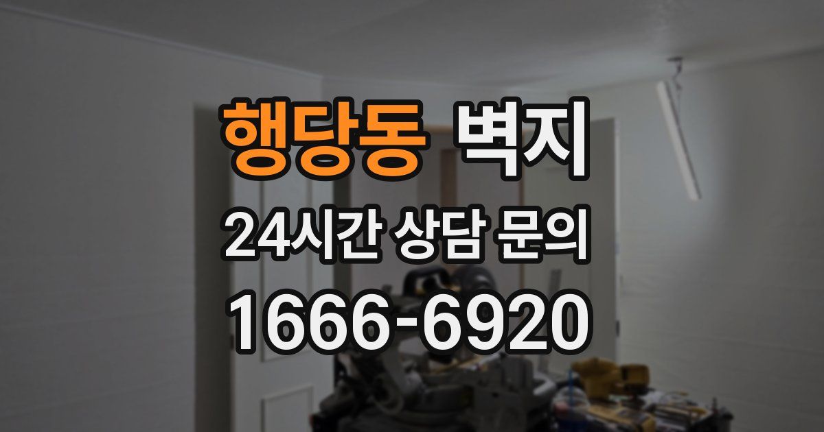 행당동 벽지