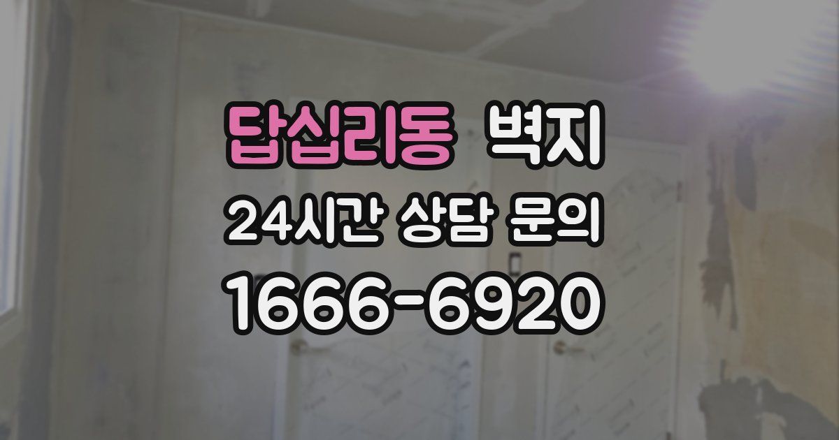 답십리동 벽지