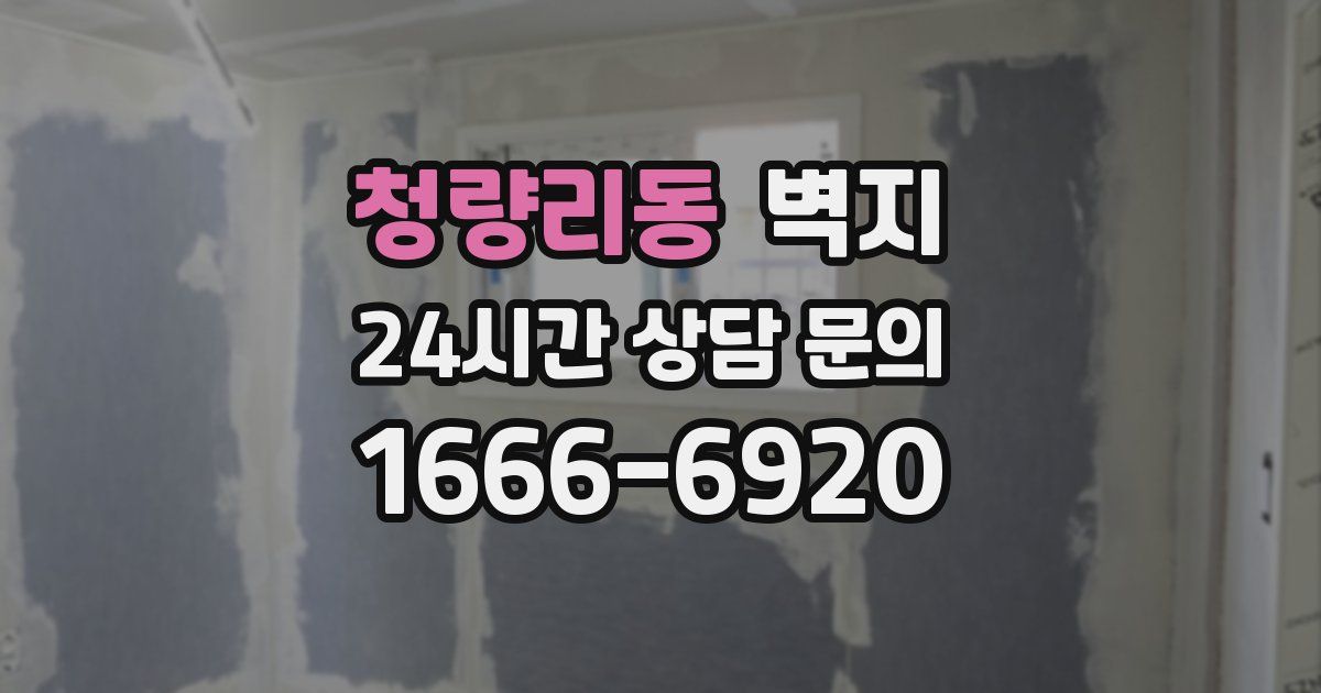 청량리동 벽지