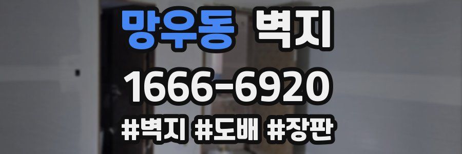 망우동 벽지