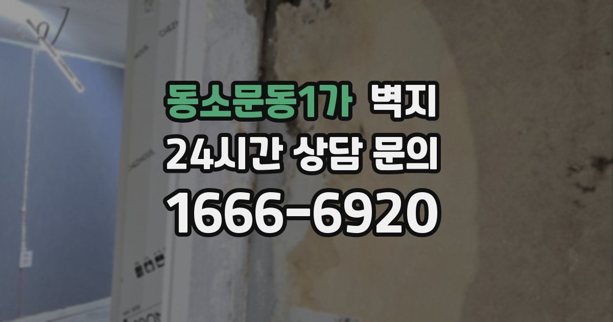동소문동1가 벽지