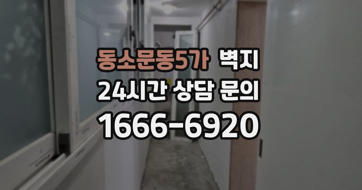 동소문동5가 벽지