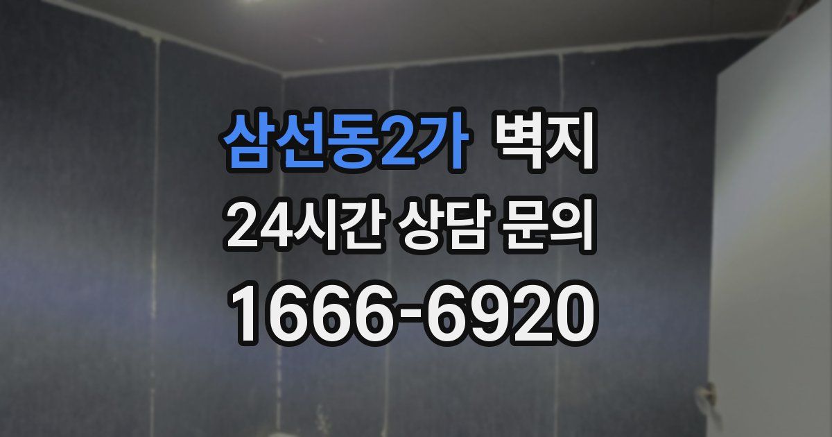 삼선동2가 벽지