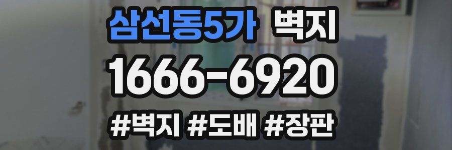 삼선동5가 벽지
