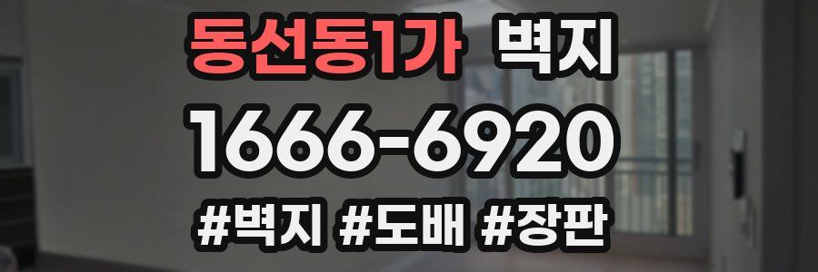 동선동1가 벽지
