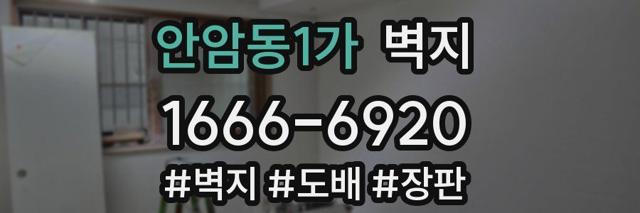 안암동1가 벽지