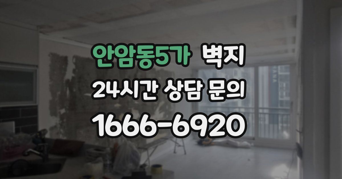 안암동5가 벽지