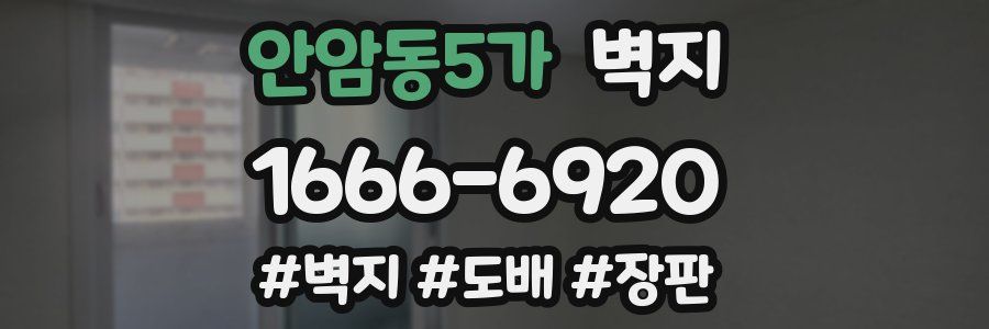 안암동5가 벽지