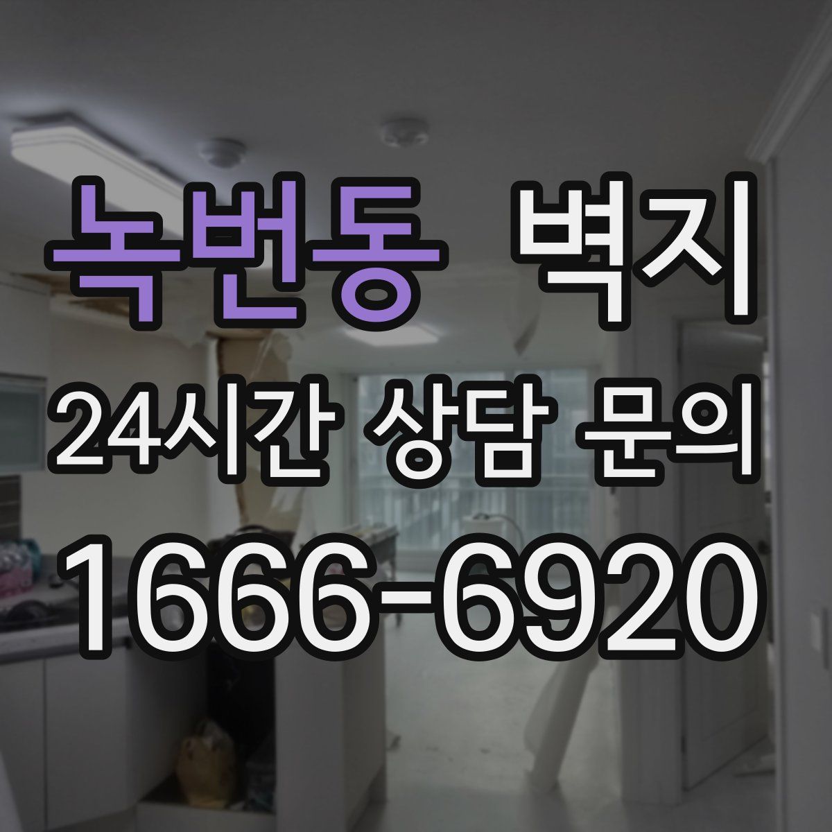 녹번동 벽지
