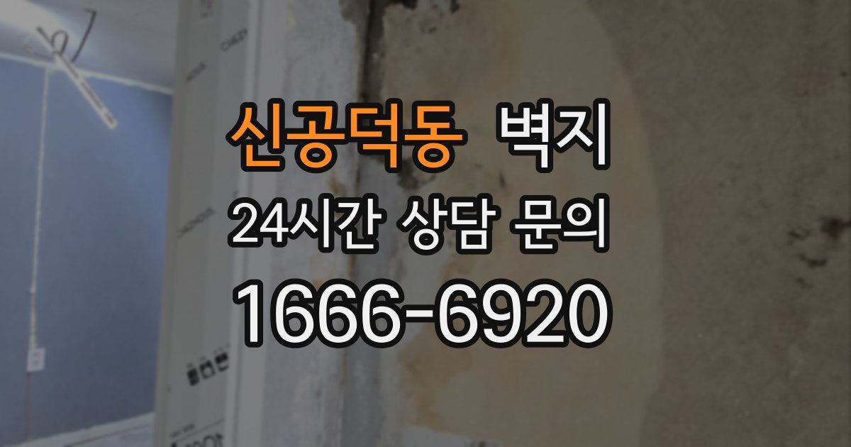 신공덕동 벽지