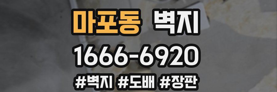 마포동 벽지