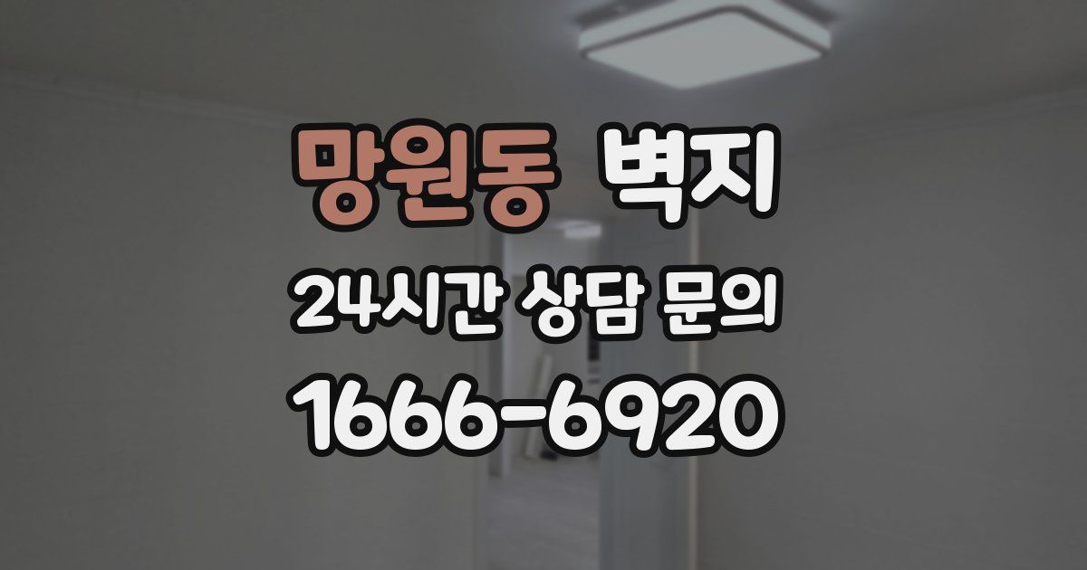 망원동 벽지