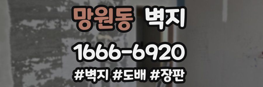 망원동 벽지