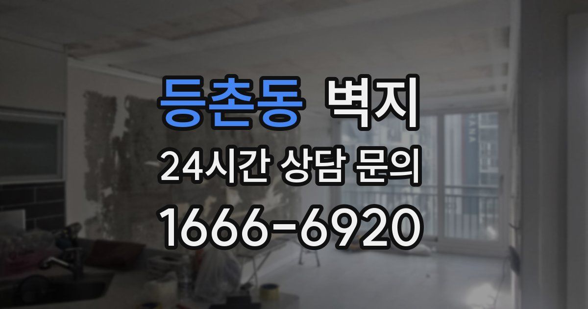 등촌동 벽지