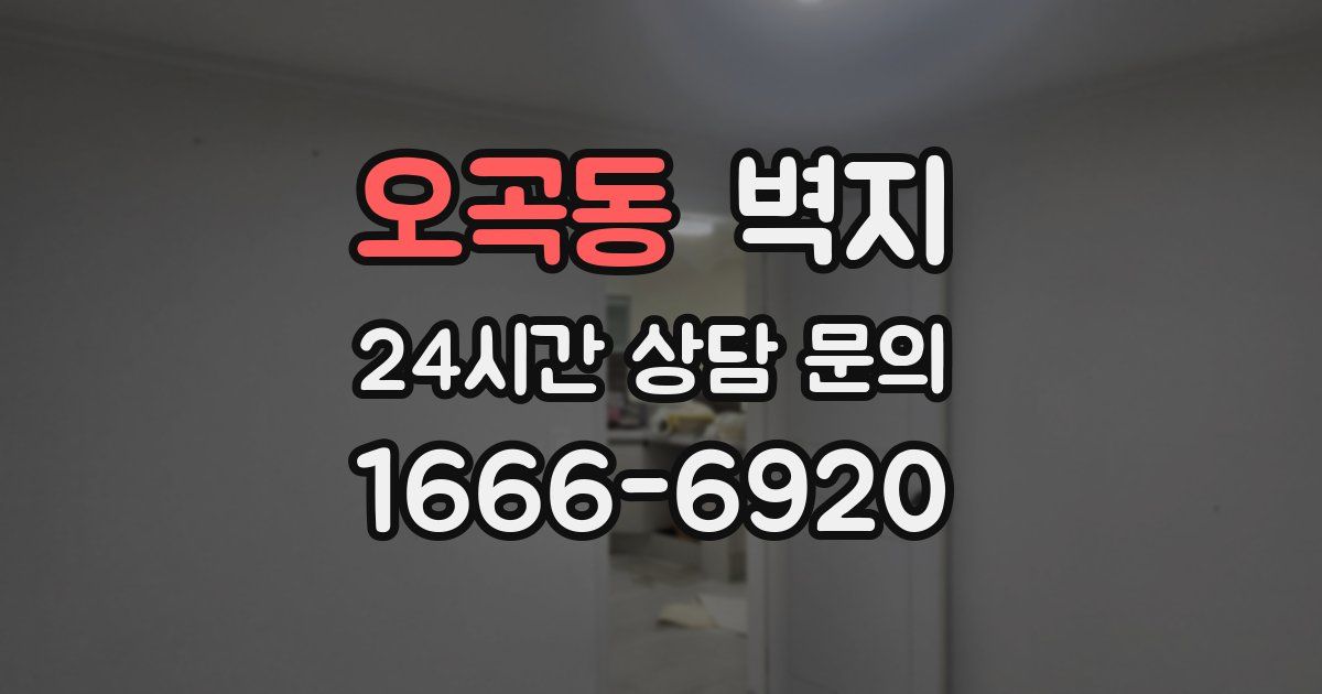 오곡동 벽지