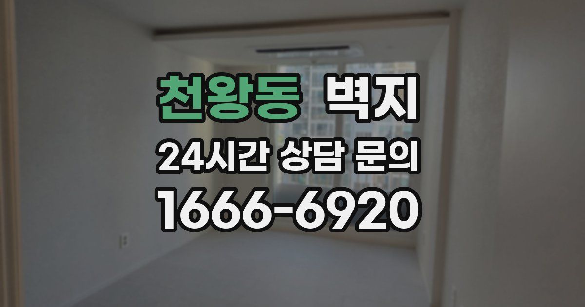 천왕동 벽지