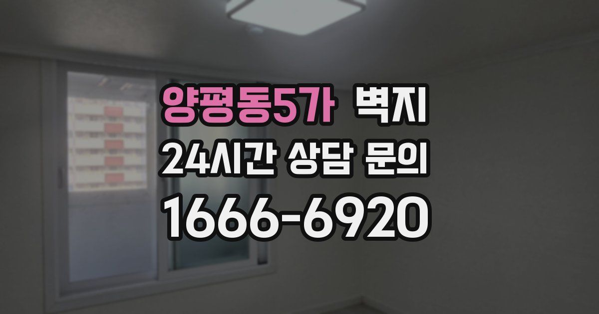 양평동5가 벽지