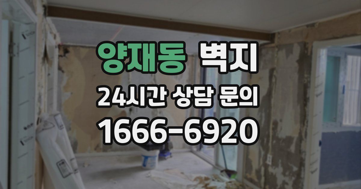 양재동 벽지