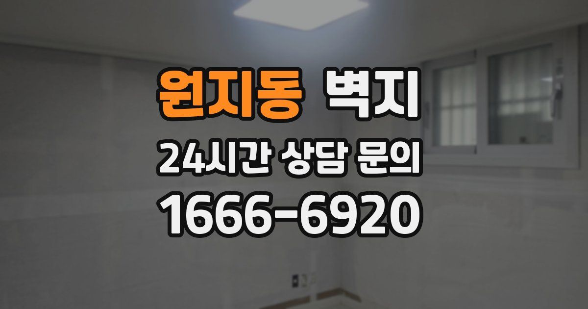 원지동 벽지