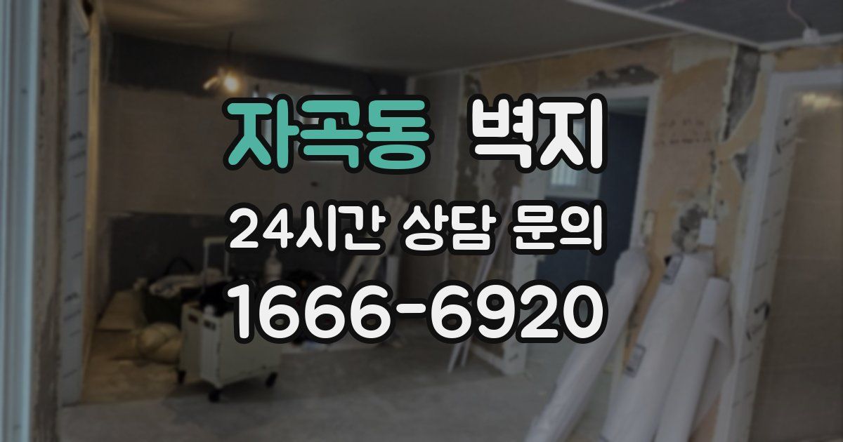 자곡동 벽지