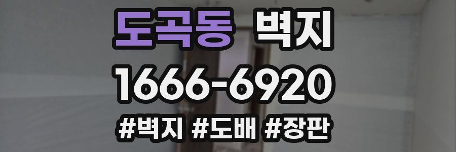 도곡동 벽지