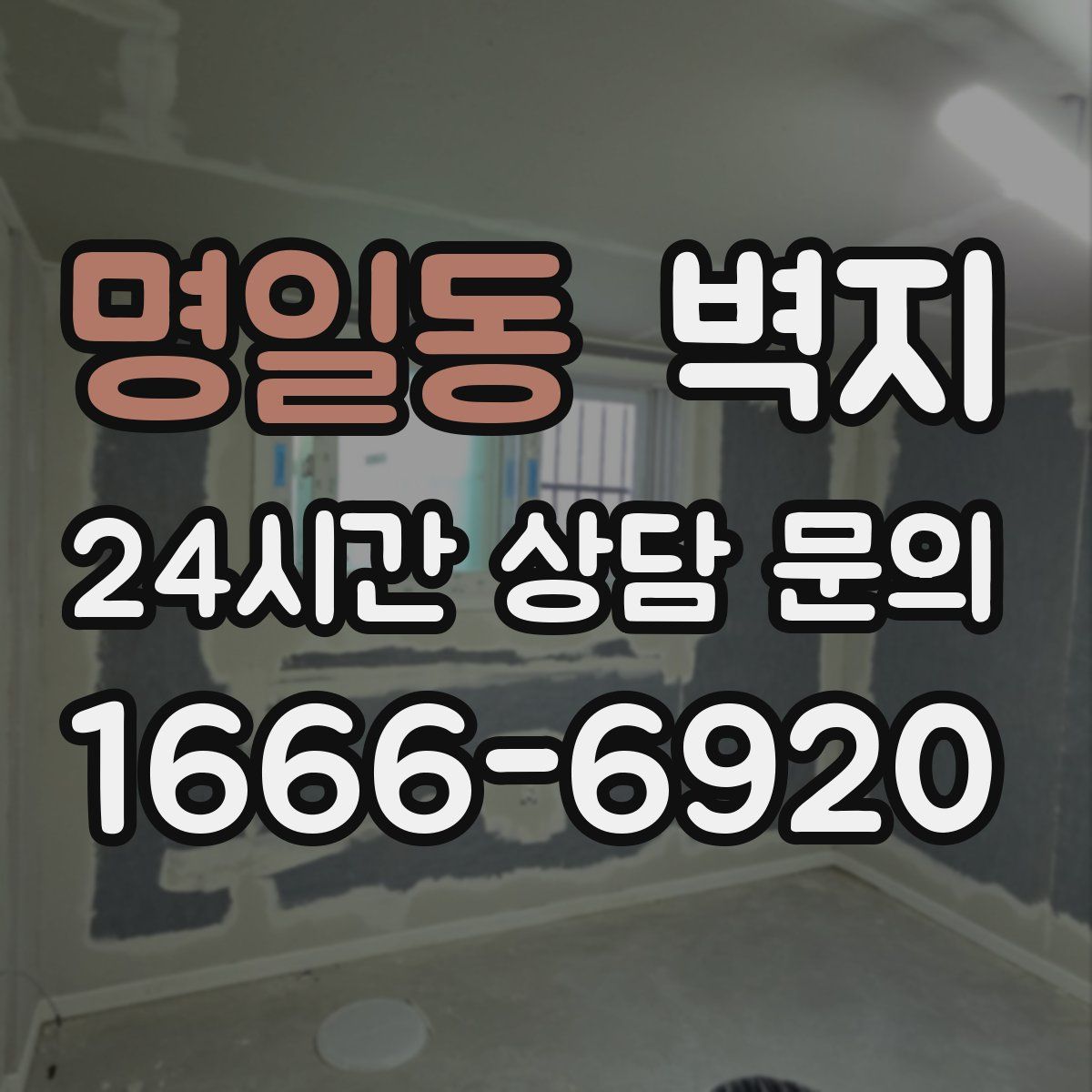 명일동 벽지