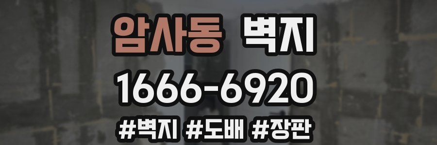 암사동 벽지