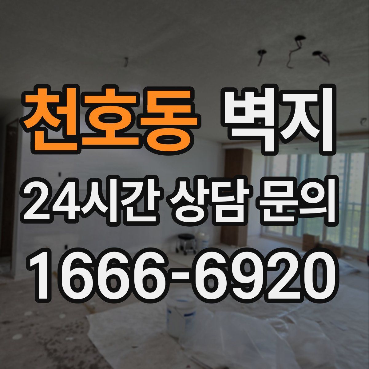 천호동 벽지