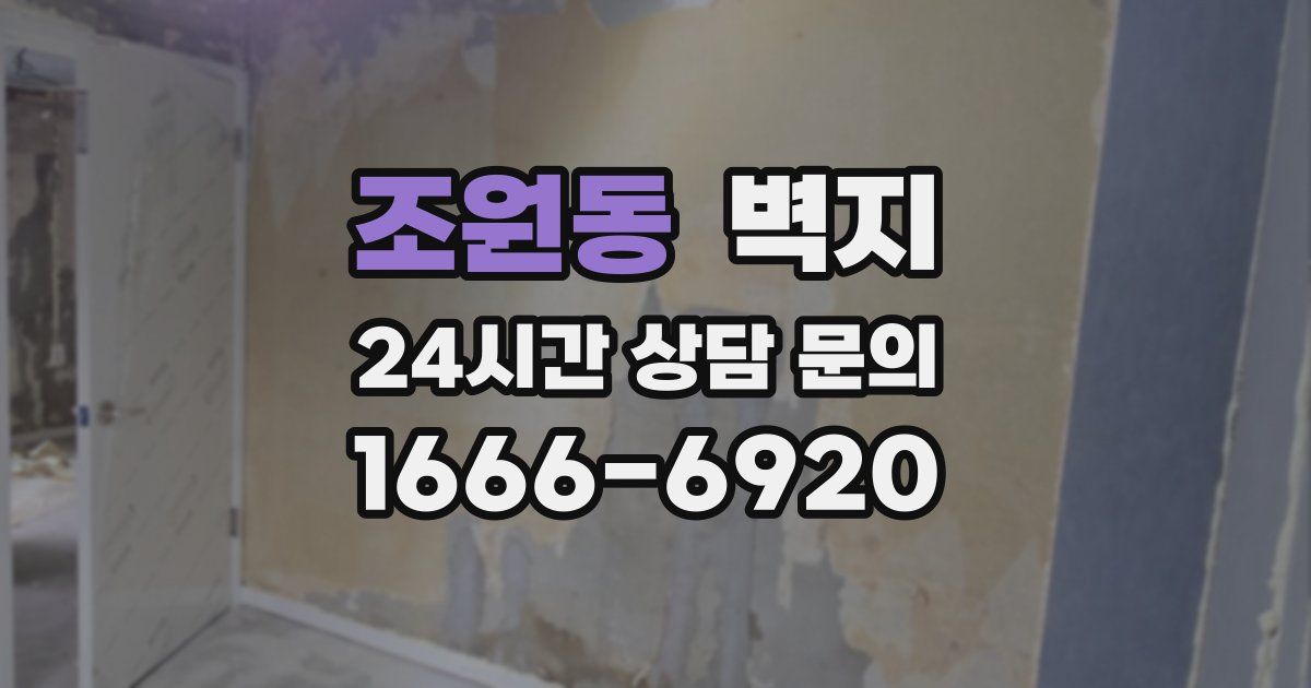 조원동 벽지