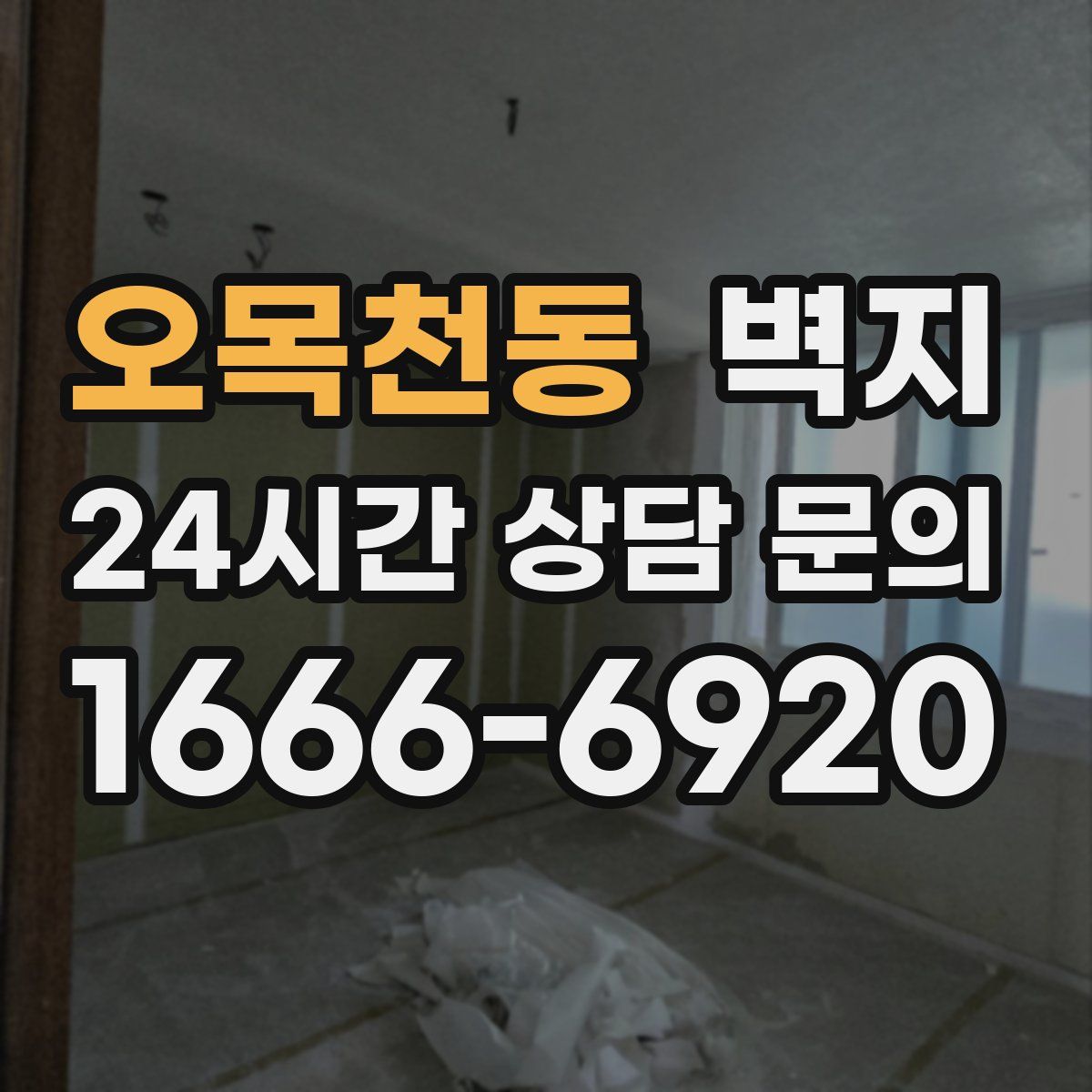 오목천동 벽지