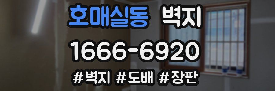 호매실동 벽지