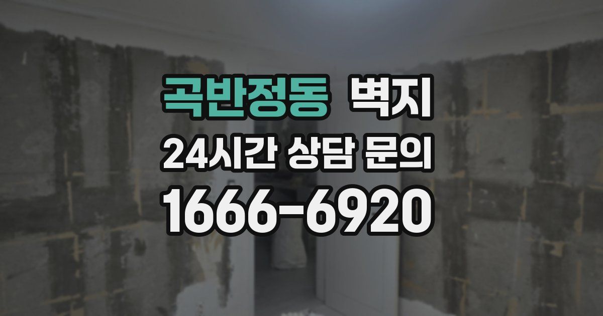 곡반정동 벽지