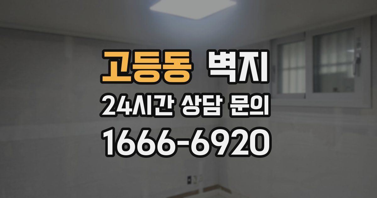 고등동 벽지