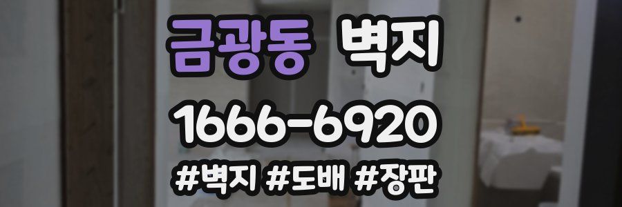 금광동 벽지
