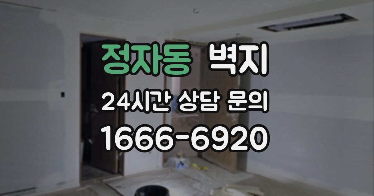 정자동 벽지