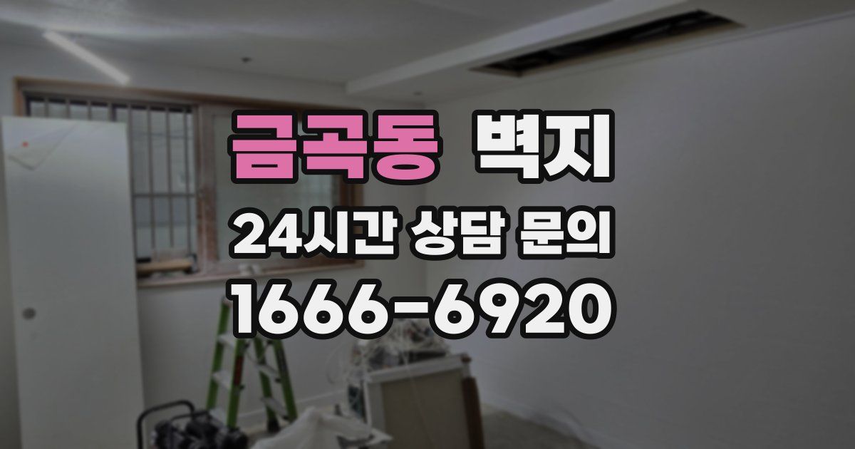 금곡동 벽지
