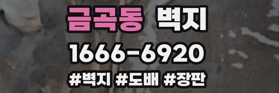 금곡동 벽지