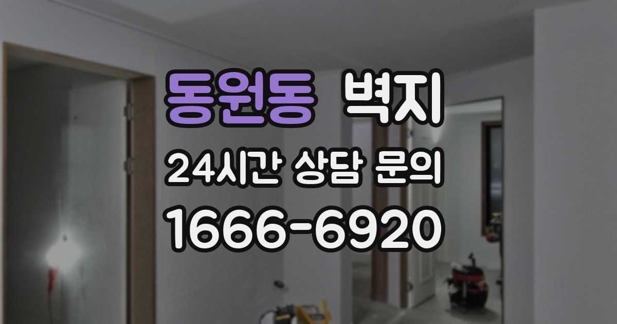 동원동 벽지