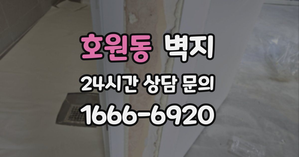 호원동 벽지