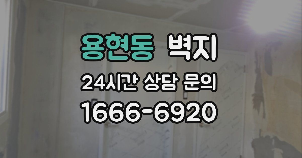 용현동 벽지