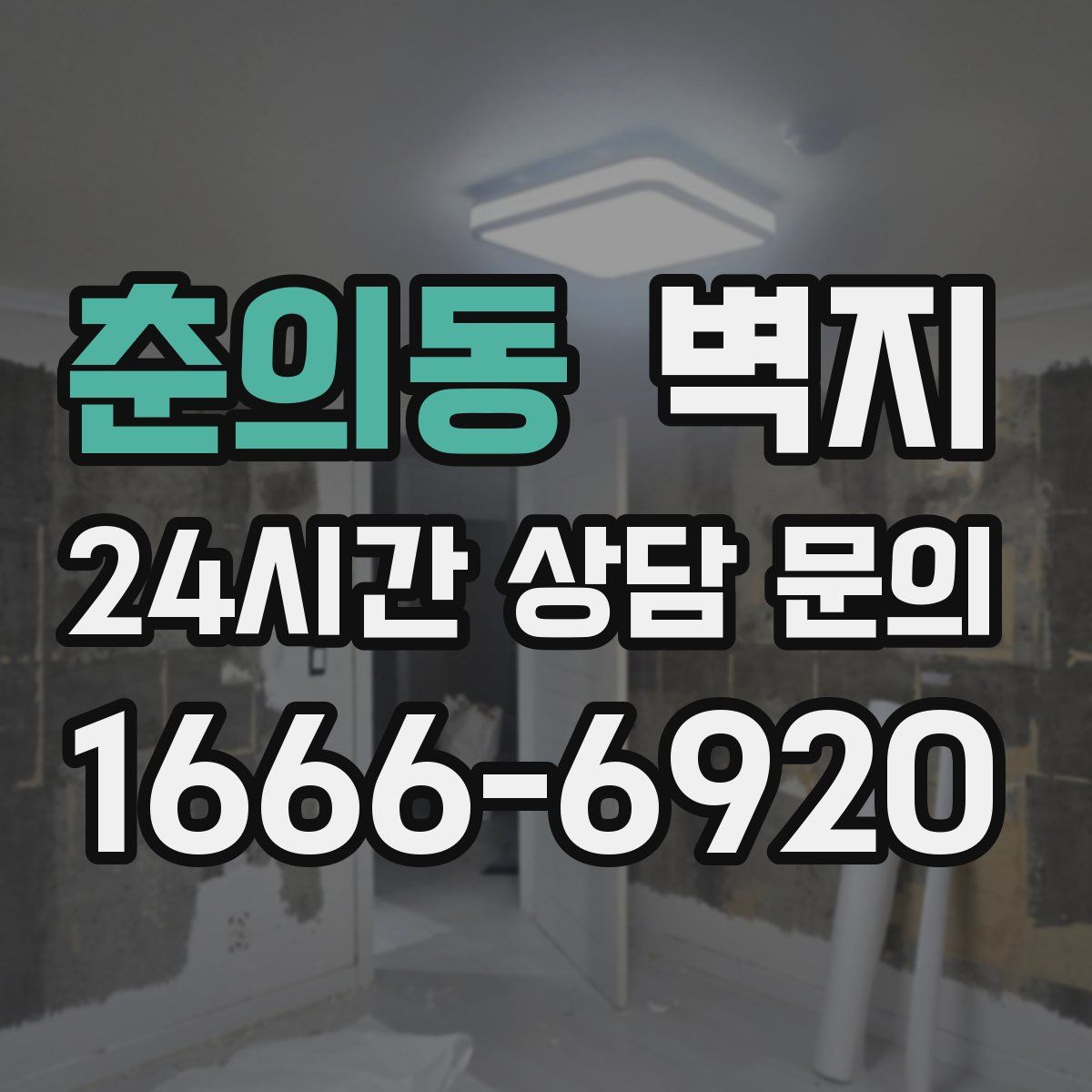 춘의동 벽지