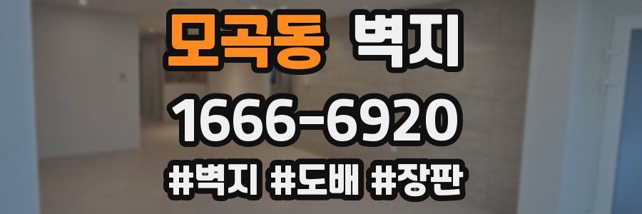 모곡동 벽지