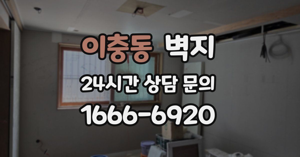 이충동 벽지