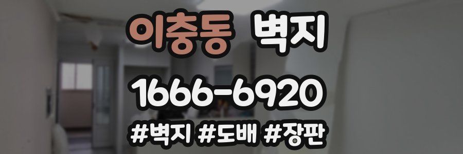 이충동 벽지