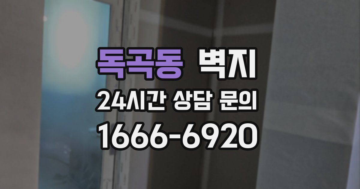 독곡동 벽지