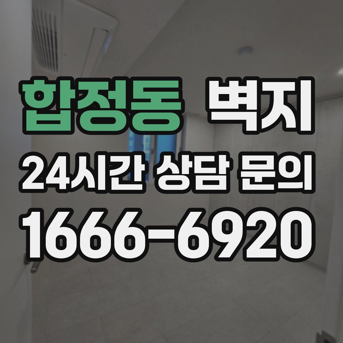 합정동 벽지