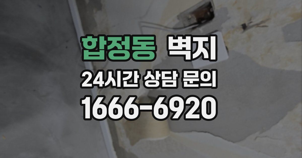 합정동 벽지