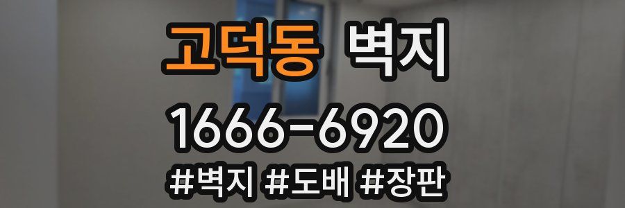 고덕동 벽지