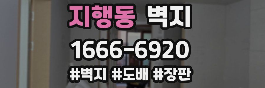 지행동 벽지